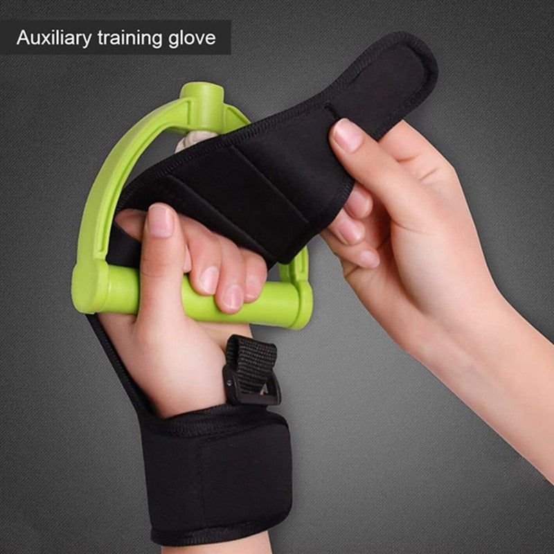 Rehabilitation Auxiliary Gloves Anti-slip Stroke Hemiplegia Hand Training Fixed Hand Wrist Support Hand Grip Fitness Health Care