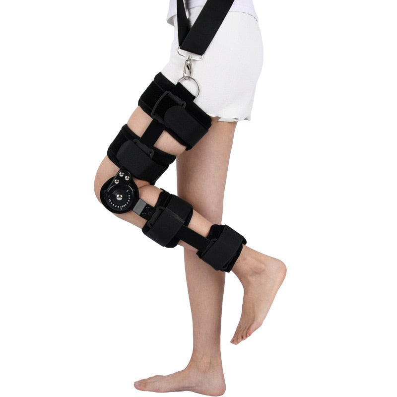 Household adjustable knee joint support lower limb support knee knee rehabilitation leg fracture meniscus protective gear J2304