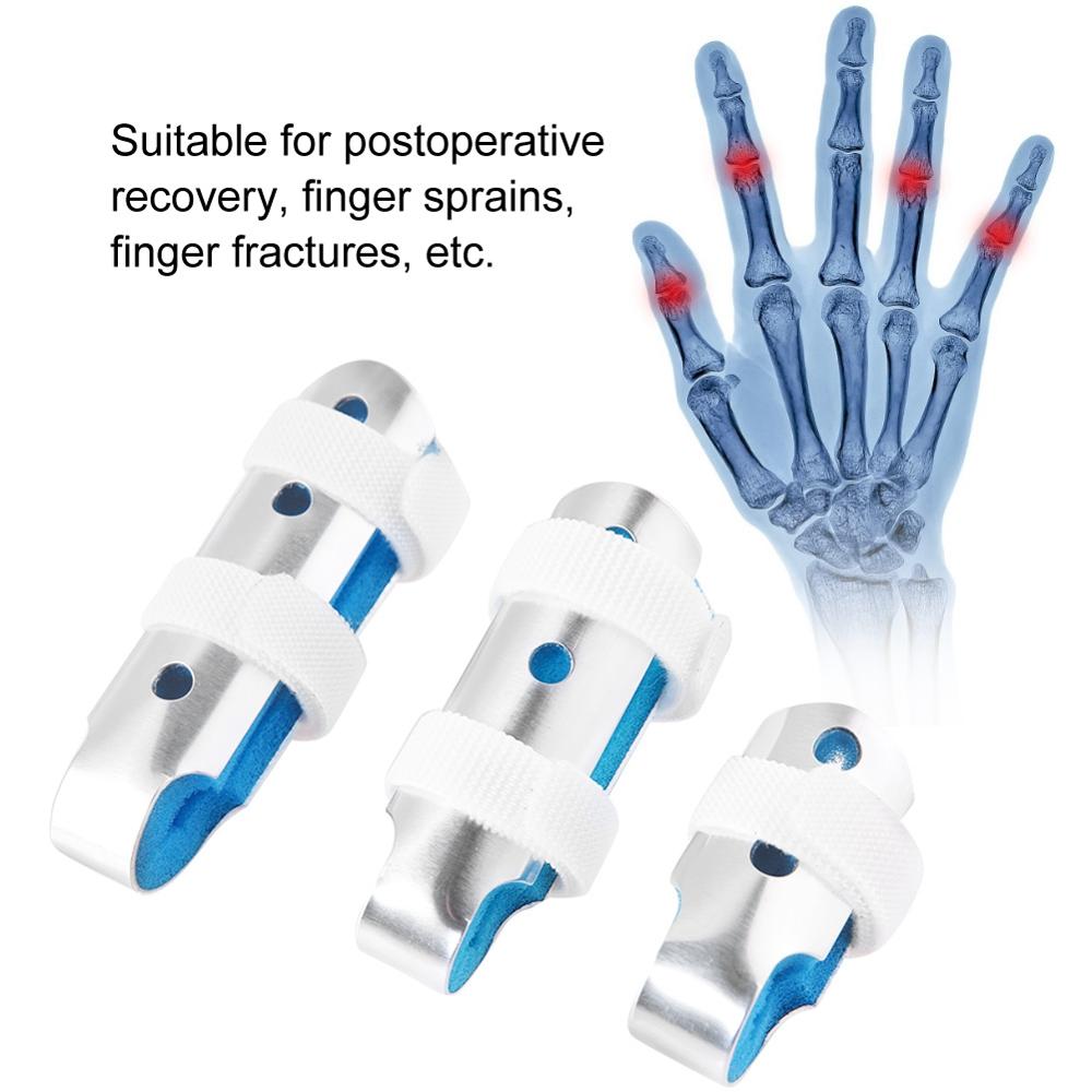 Soporte de férula para fijación de dedos, alivio del dolor, recuperación postoperatoria, esguince, fractura, dislocación
