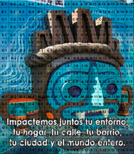 Cargar imagen en el visor de la galería, MURAL MÉXICO Ciudad de México. Tláloc...volando hacia la transparencia del ser, Uzziel Álvarez Fuentes, 2013 - 2014

