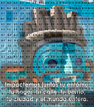 Cargar imagen en el visor de la galería, MURAL MÉXICO Ciudad de México. Tláloc...volando hacia la transparencia del ser, Uzziel Álvarez Fuentes, 2013 - 2014
